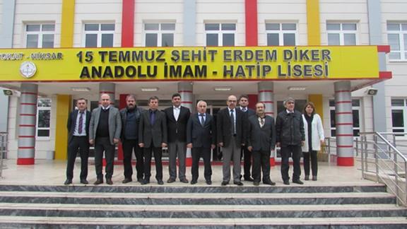 Kurum Ziyaretleri- 15 Temmuz Şehit Erdem Diker Anadolu İHL -  Şehid Ömer Halis Demir Rehberlik ve Araştırma Merkezi