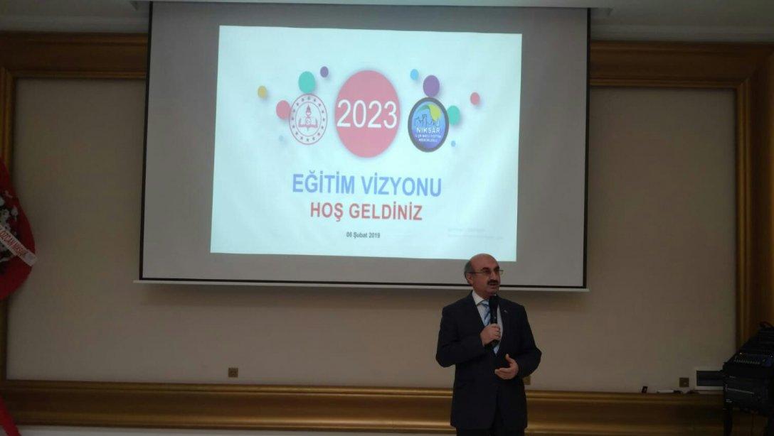 2023 Eğitim Vizyonu, Eğitim Tokat Projeleri Değerlendirme Toplantısı
