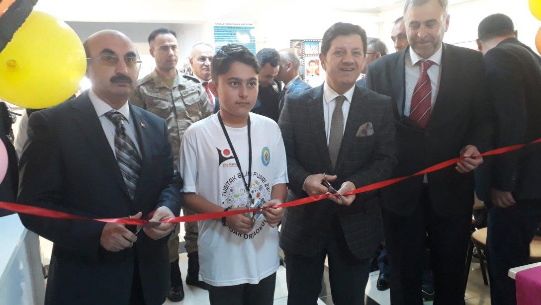 Şehint Bülent Ay Ortaokulu Tübitak 4006 Bilim Fuarı Açılışı