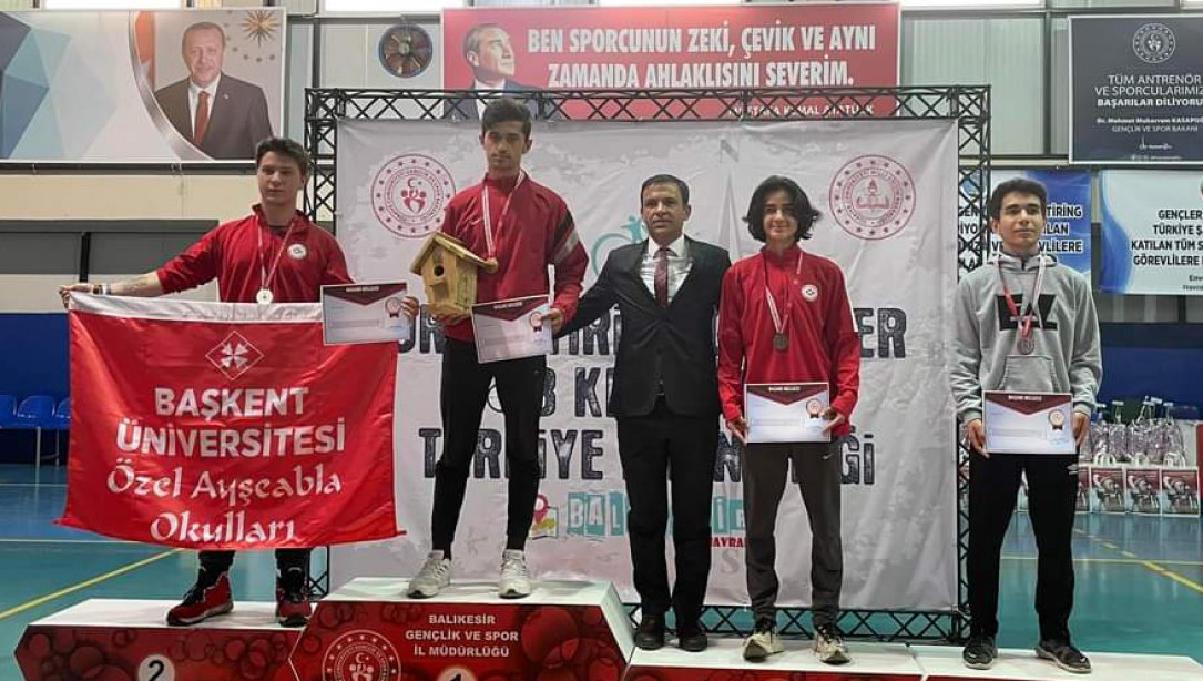 Danışmentgazi Anadolu Lisesi Oryantiring Sporcularımızdan Ulusal Başarı